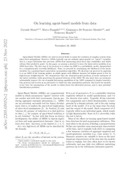 On learning agent-based models from data