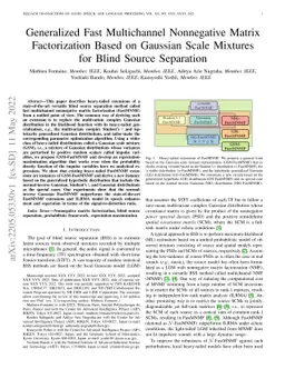 Generalized Fast Multichannel Nonnegative Matrix Factorization Based on
  Gaussian Scale Mixtures for Blind Source Separation
