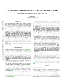 End-to-End Multi-Person Audio/Visual Automatic Speech Recognition