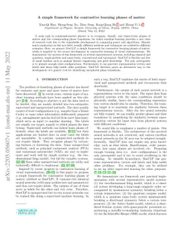 A simple framework for contrastive learning phases of matter