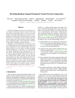 Revisiting Random Channel Pruning for Neural Network Compression