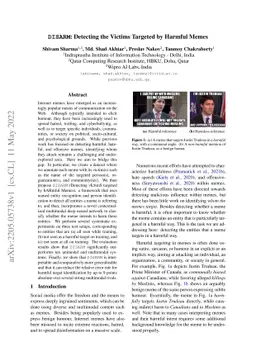 DISARM: Detecting the Victims Targeted by Harmful Memes