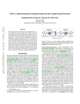 GPN: A Joint Structural Learning Framework for Graph Neural Networks