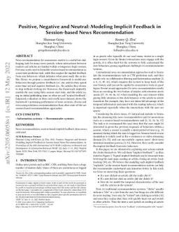 Positive, Negative and Neutral: Modeling Implicit Feedback in
  Session-based News Recommendation