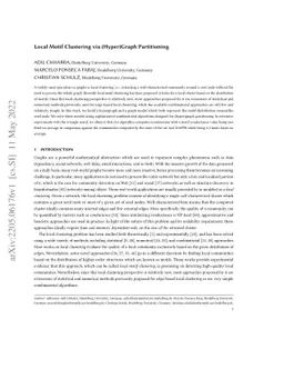 Local Motif Clustering via (Hyper)Graph Partitioning