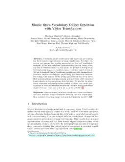 Simple Open-Vocabulary Object Detection with Vision Transformers