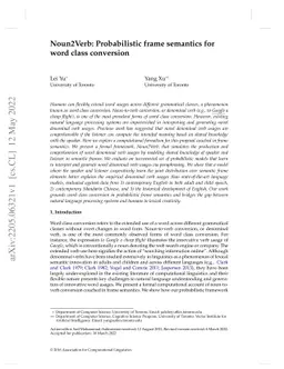 Noun2Verb: Probabilistic frame semantics for word class conversion