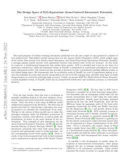 The Design Space of E(3)-Equivariant Atom-Centered Interatomic
  Potentials