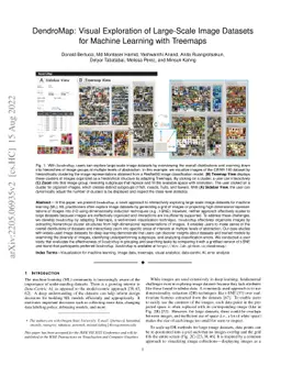 DendroMap: Visual Exploration of Large-Scale Image Datasets for Machine
  Learning with Treemaps