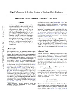 High Performance of Gradient Boosting in Binding Affinity Prediction