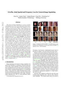 GLaMa: Joint Spatial and Frequency Loss for General Image Inpainting