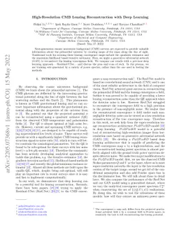 High-Resolution CMB Lensing Reconstruction with Deep Learning