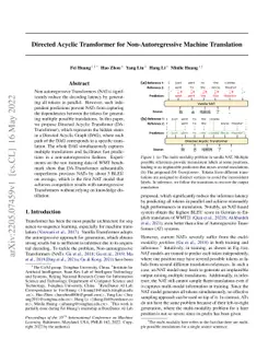 Directed Acyclic Transformer for Non-Autoregressive Machine Translation