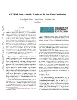 CONSENT: Context Sensitive Transformer for Bold Words Classification