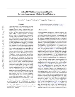 ShiftAddNAS: Hardware-Inspired Search for More Accurate and Efficient Neural Networks