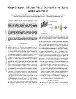 GraphMapper: Efficient Visual Navigation by Scene Graph Generation