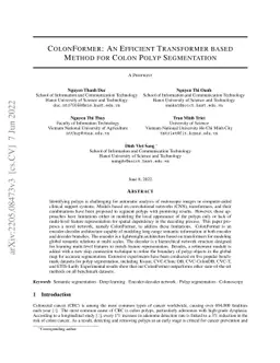 ColonFormer: An Efficient Transformer based Method for Colon Polyp
  Segmentation