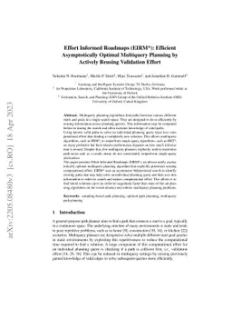 Effort Informed Roadmaps (EIRM*): Efficient Asymptotically Optimal
  Multiquery Planning by Actively Reusing Validation Effort