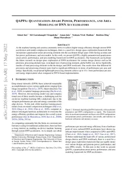 QAPPA: Quantization-Aware Power, Performance, and Area Modeling of DNN
  Accelerators