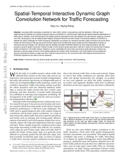 Spatial-Temporal Interactive Dynamic Graph Convolution Network for
  Traffic Forecasting