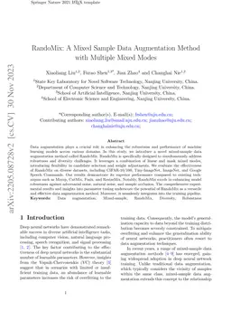 RandoMix: A mixed sample data augmentation method with multiple mixed
  modes