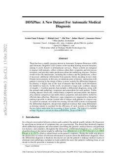 DDXPlus: A New Dataset For Automatic Medical Diagnosis