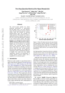 Two-Step Question Retrieval for Open-Domain QA
