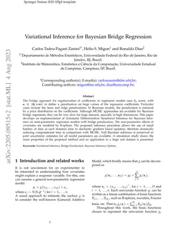 Variational Inference for Bayesian Bridge Regression