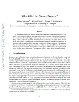 What killed the Convex Booster ?