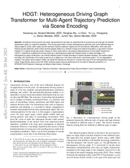HDGT: Heterogeneous Driving Graph Transformer for Multi-Agent Trajectory
  Prediction via Scene Encoding