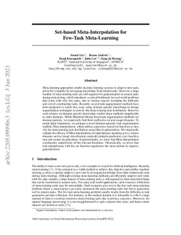 Set-based Meta-Interpolation for Few-Task Meta-Learning