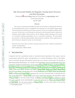 Tail Adversarial Stability for Regularly Varying Linear Processes and
  their Extensions