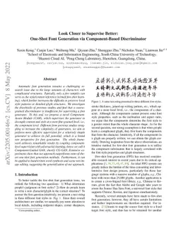 Look Closer to Supervise Better: One-Shot Font Generation via
  Component-Based Discriminator