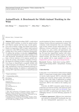 AnimalTrack: A Benchmark for Multi-Animal Tracking in the Wild