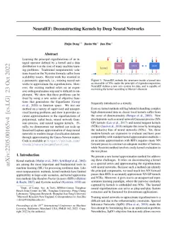 NeuralEF: Deconstructing Kernels by Deep Neural Networks