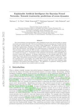 Explainable Artificial Intelligence for Bayesian Neural Networks:
  Towards trustworthy predictions of ocean dynamics