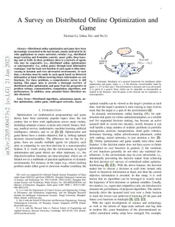 A Survey on Distributed Online Optimization and Game