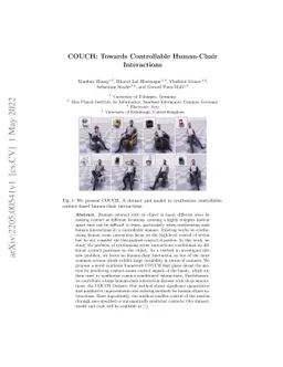 COUCH: Towards Controllable Human-Chair Interactions