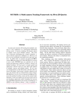 MUTR3D: A Multi-camera Tracking Framework via 3D-to-2D Queries