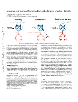 Sequence Learning and Consolidation on Loihi using On-chip Plasticity