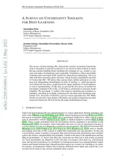 A Survey on Uncertainty Toolkits for Deep Learning