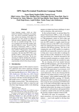 OPT: Open Pre-trained Transformer Language Models