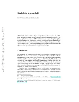 Blockchain in a nutshell