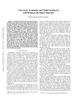 Cost-Aware Evaluation and Model Scaling for LiDAR-Based 3D Object
  Detection
