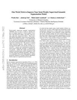 One Weird Trick to Improve Your Semi-Weakly Supervised Semantic
  Segmentation Model