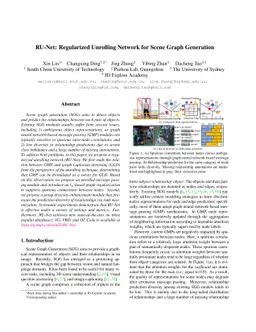 RU-Net: Regularized Unrolling Network for Scene Graph Generation