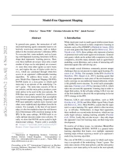 Model-Free Opponent Shaping