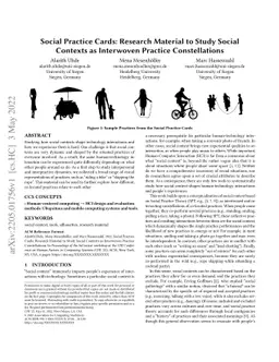 Social Practice Cards: Research material to study social contexts as
  interwoven practice constellations