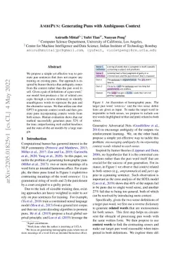 AmbiPun: Generating Humorous Puns with Ambiguous Context