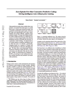 Zero-Episode Few-Shot Contrastive Predictive Coding: Solving
  intelligence tests without prior training